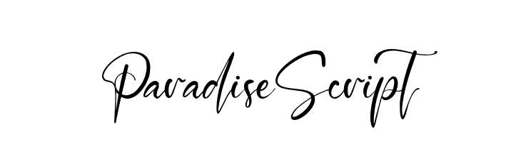 ParadiseScript  font caratteri gratis