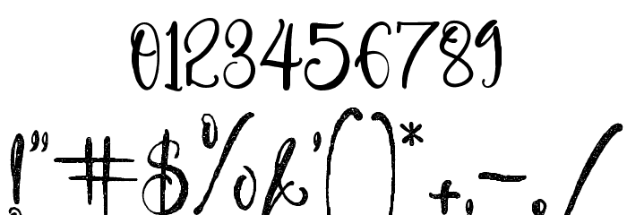 Paradiso Vintage Demo Font OTHER CHARS