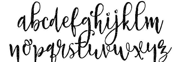 Paradiso Vintage Demo Font LOWERCASE