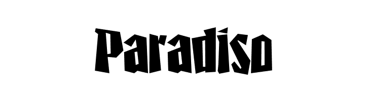 Paradiso  Скачать бесплатные шрифты