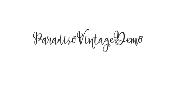 ParadisoVintageDemo Logo