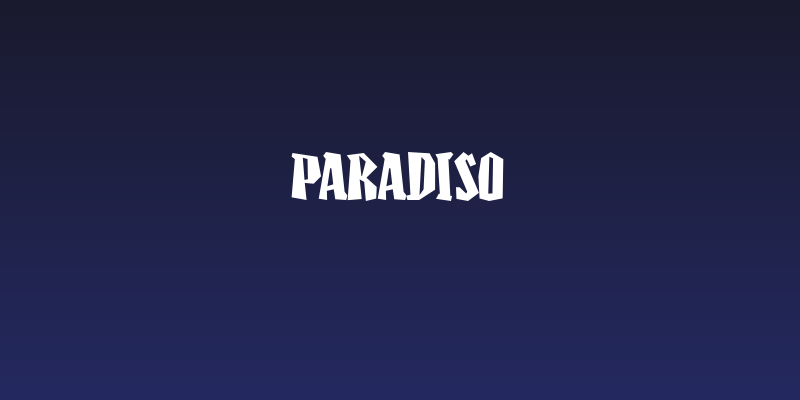 Paradiso Social Header