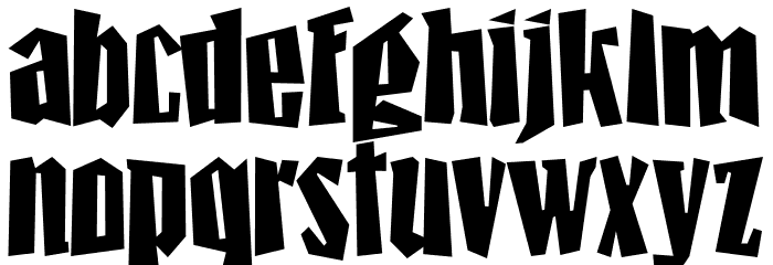 Paradiso Font LOWERCASE