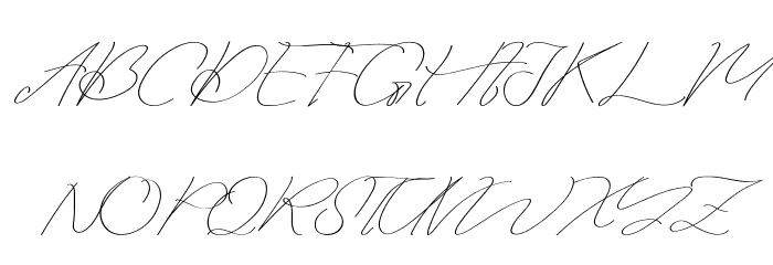 Paradisy Demo Font UPPERCASE