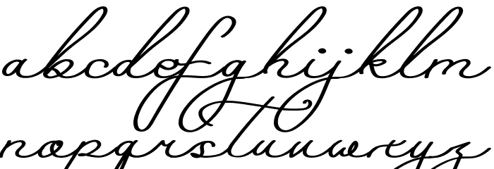 Paradisy Demo Font LOWERCASE