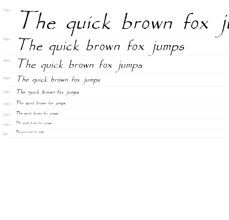 Paradox Italic Waterfall