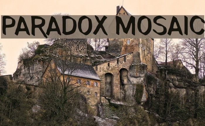 Paradox Mosaic Fonte examples