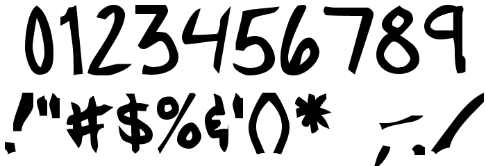 Paradox Now Font OTHER CHARS