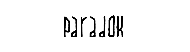 Paradox  免费字体下载