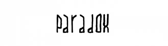 Paradox  Frei Schriftart Herunterladen
