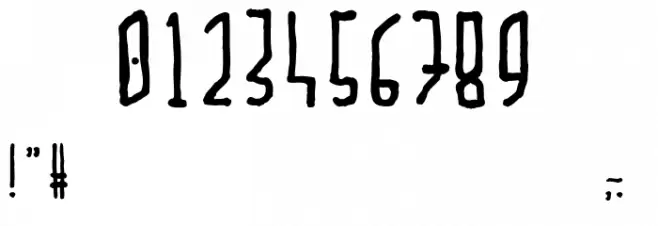 Paradox Font OTHER CHARS