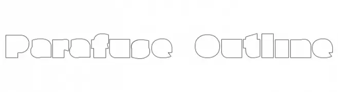 Parafuse Outline  Fuentes Gratis Descargar
