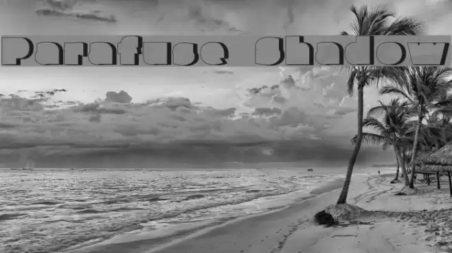 Parafuse Shadow Font examples