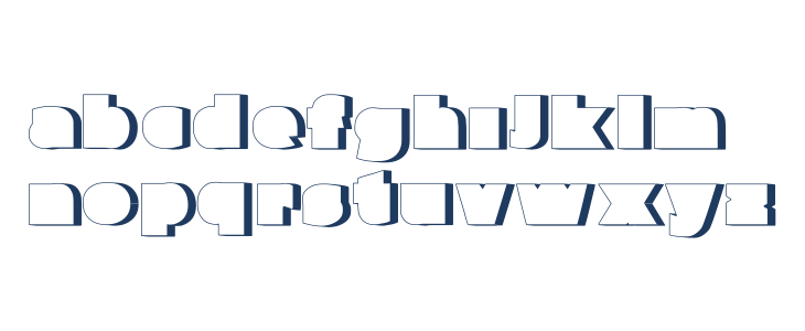 Parafuse Shadow Lowercase