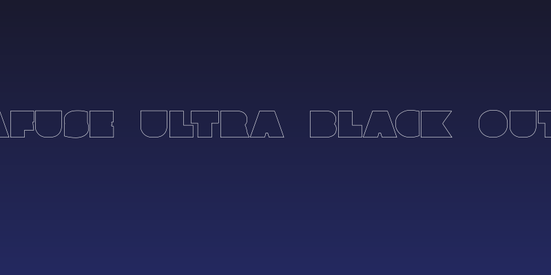 Parafuse Ultra Black Outline Social Header