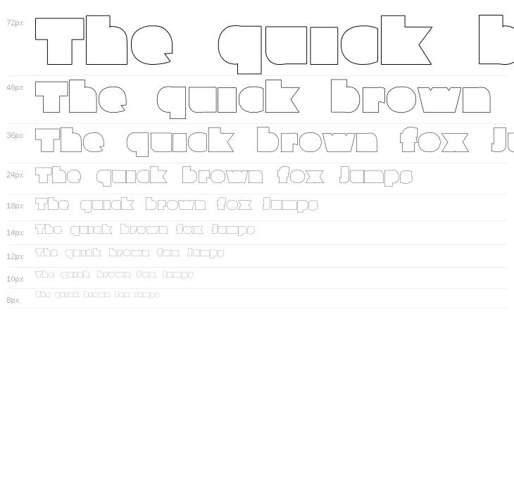 Parafuse Ultra Black Outline Waterfall