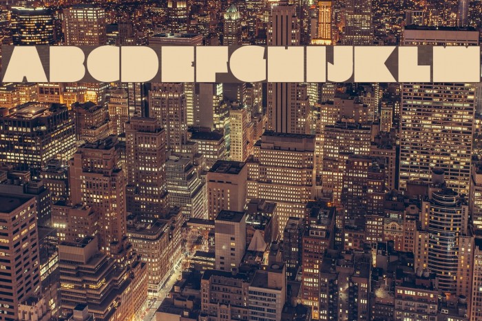Parafuse Ultra Black Font examples