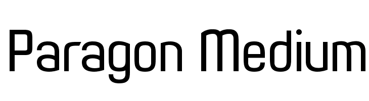Paragon Medium Font