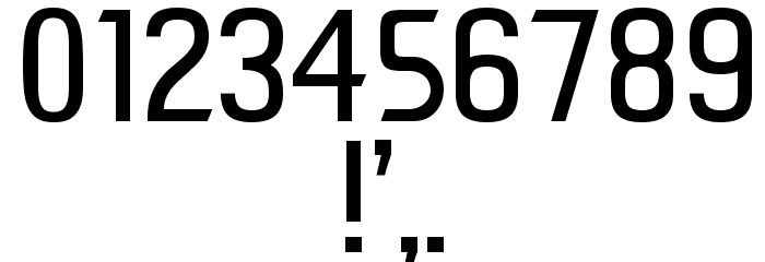 Paragon Medium Font OTHER CHARS