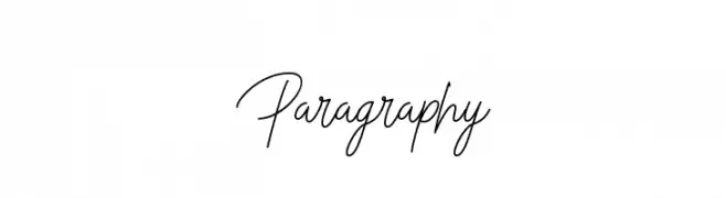 Paragraphy  フリーフォントのダウンロード