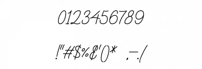 Paragraphy Font OTHER CHARS