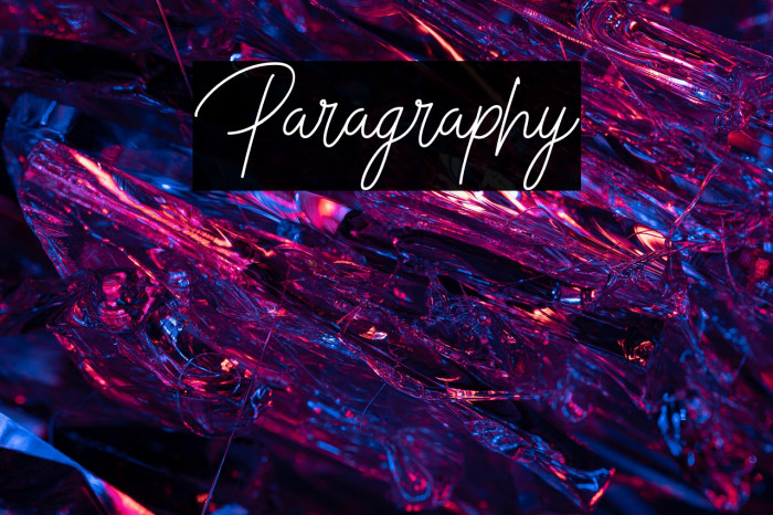 Paragraphy Example 2