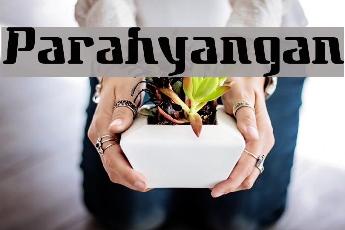 Parahyangan Font examples
