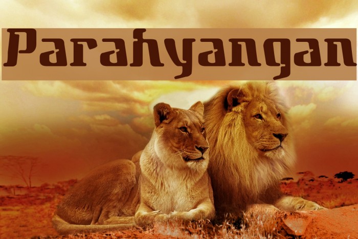 Parahyangan Font examples