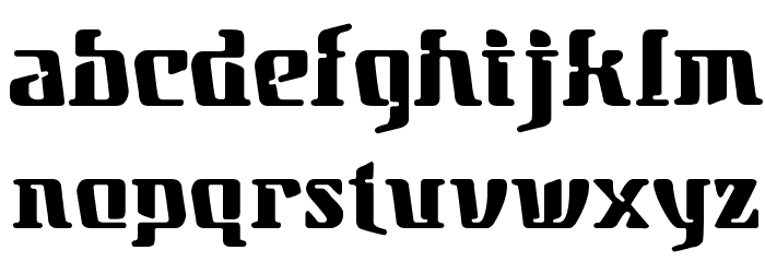 Parahyangan Font LOWERCASE