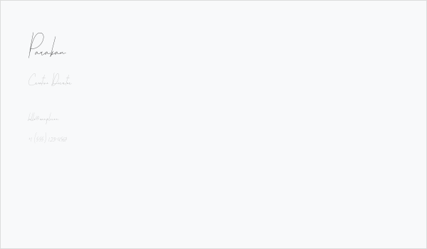 Parakan Business Card