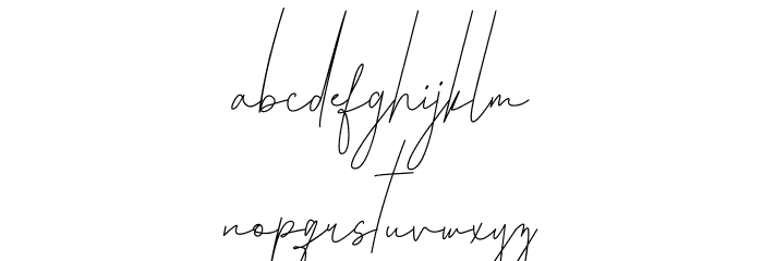 Parakan Font LOWERCASE