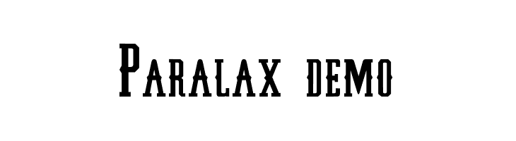 Paralax-demo Polices