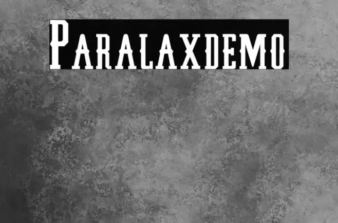 Paralax-demo Fuentes examples