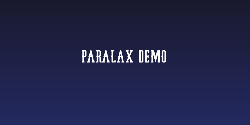 Paralax-demo Social Header