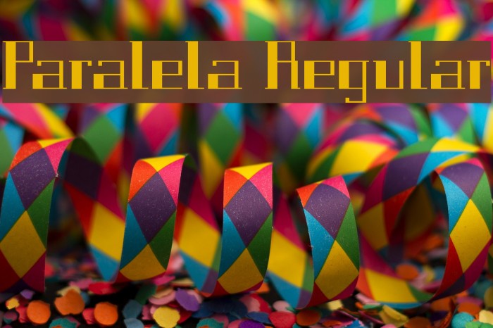 Paralela Regular Fonte examples