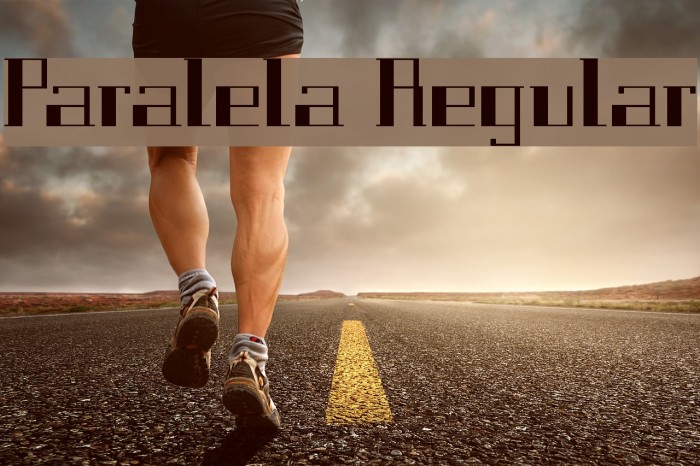 Paralela Regular Fonte examples
