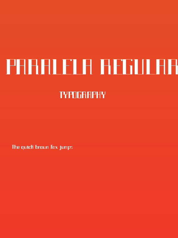 Paralela Regular Poster