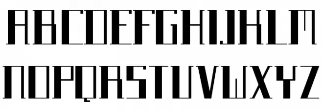 Paralela Font UPPERCASE