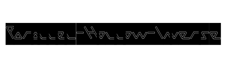 Parallel-Hollow-Inverse  Frei Schriftart Herunterladen
