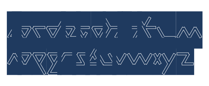 Parallel-Hollow-Inverse Lowercase