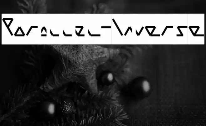 Parallel-Inverse Font examples