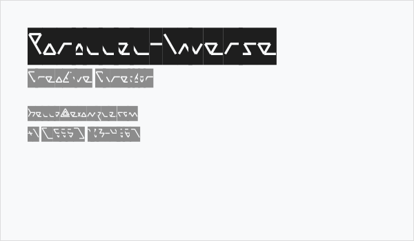 Parallel-Inverse Business Card