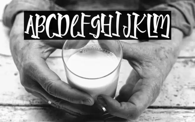 Parallel Night Font examples