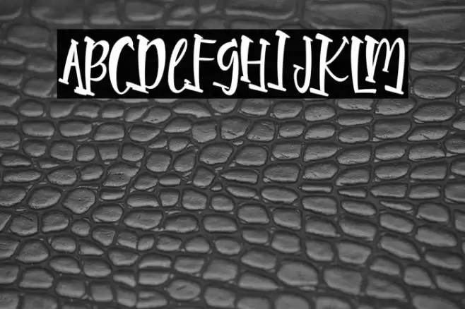 Parallel Night Font examples