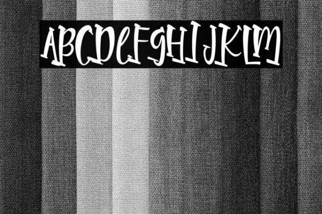 Parallel Night Font examples