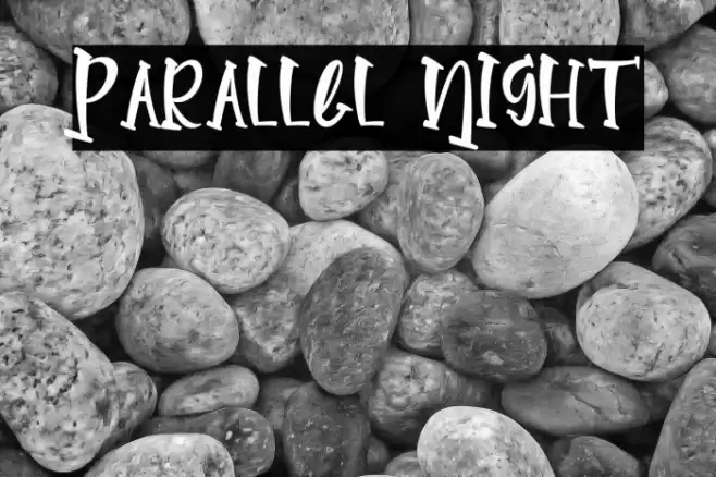Parallel Night Font examples