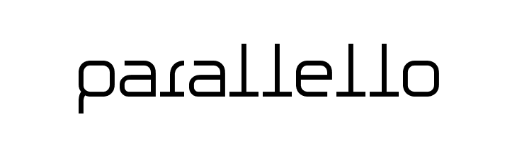Parallello  नि: शुल्क फ़ॉन्ट्स डाउनलोड