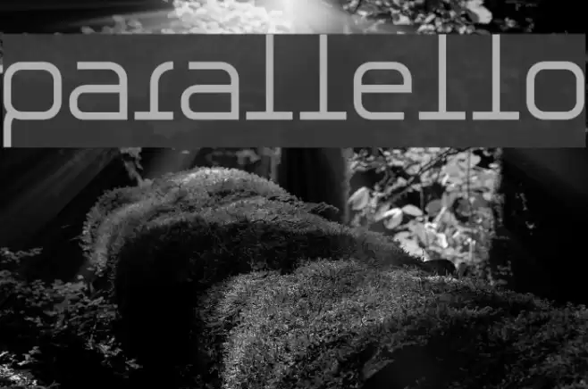 Parallello Font examples
