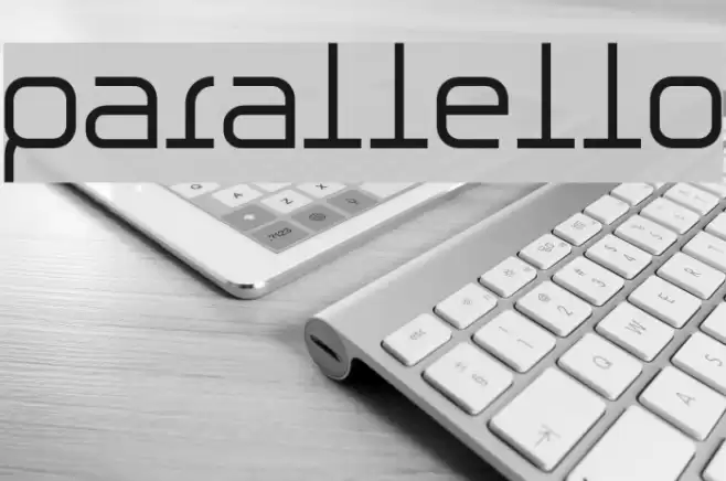 Parallello Font examples