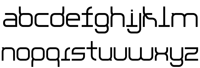 Parallello Font LOWERCASE